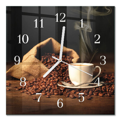 Glas ur Kaffebønner