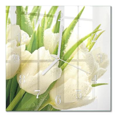 Glas ur Tulipaner