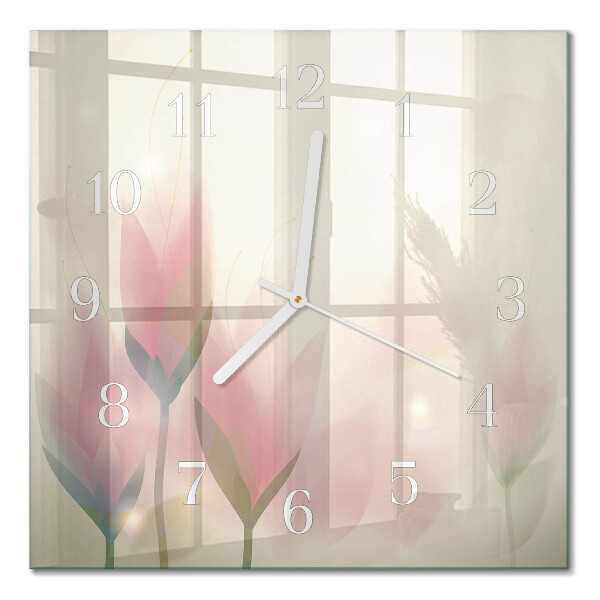 Glas ur Blomster