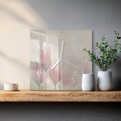 Glas ur Blomster