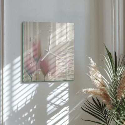 Glas ur Blomster