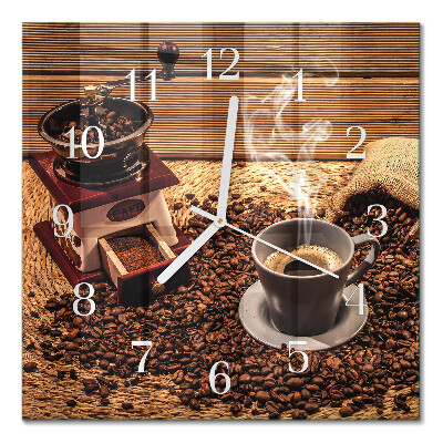 Glas ur Kaffebønner