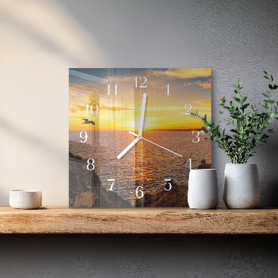 Glas ur Solnedgang