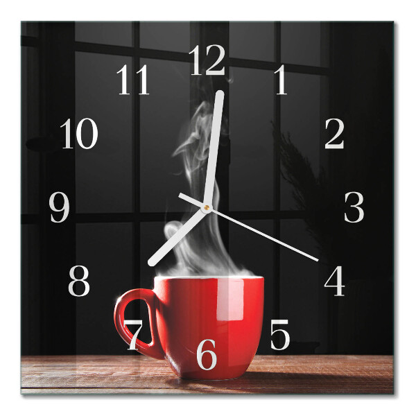 Glas ur En kop kaffe