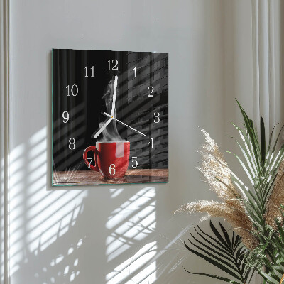 Glas ur En kop kaffe