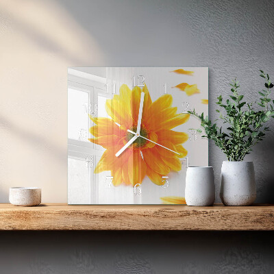 Glas ur Blomst