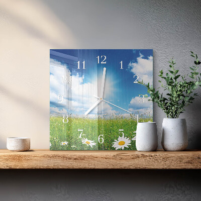 Glas ur Engblomster