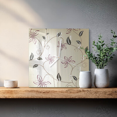 Glas ur Floristisk kunst