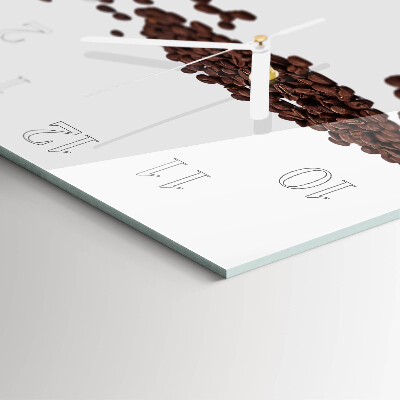 Glas ur Kaffebønner