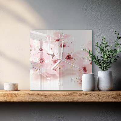 Glas ur Blomster