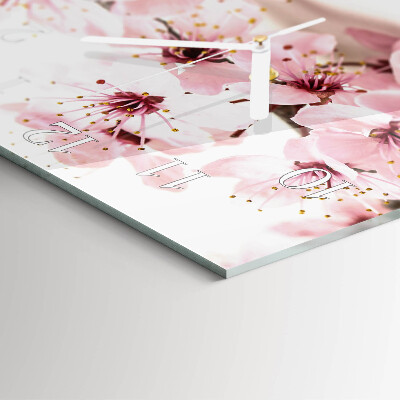 Glas ur Blomster