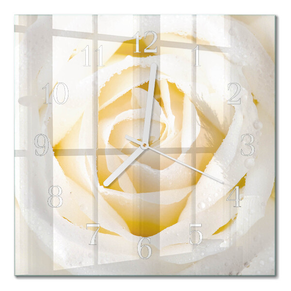 Firkantet vægur Rose