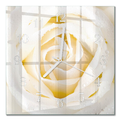 Firkantet vægur Rose