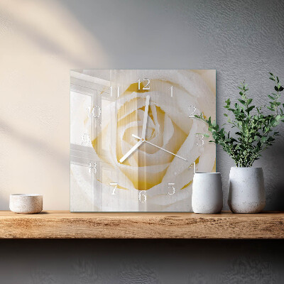 Firkantet vægur Rose