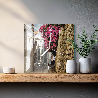 Glas ur Blomsterallé