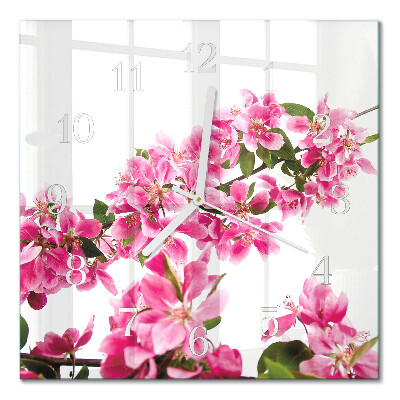 Glas ur Blomster