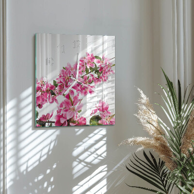 Glas ur Blomster