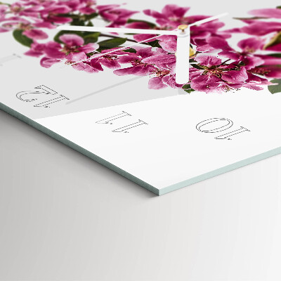 Glas ur Blomster