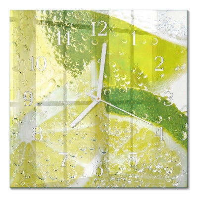 Glas ur Vand med lime