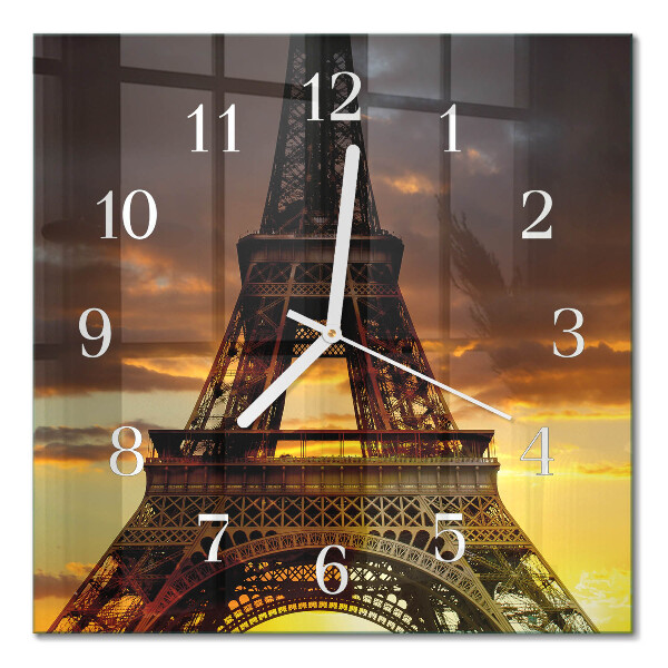 Glas ur Eiffeltårnet i Paris