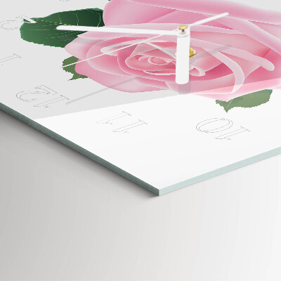 Firkantet vægur Rose