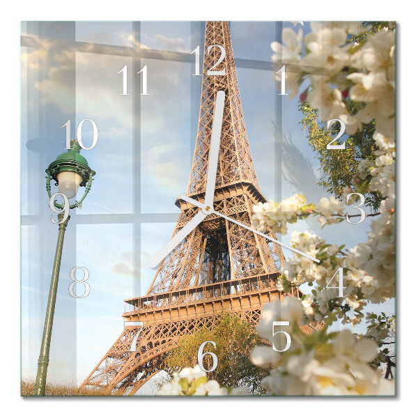 Glas ur Eiffeltårnet i Paris