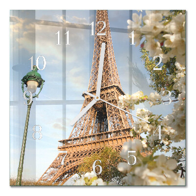 Glas ur Eiffeltårnet i Paris