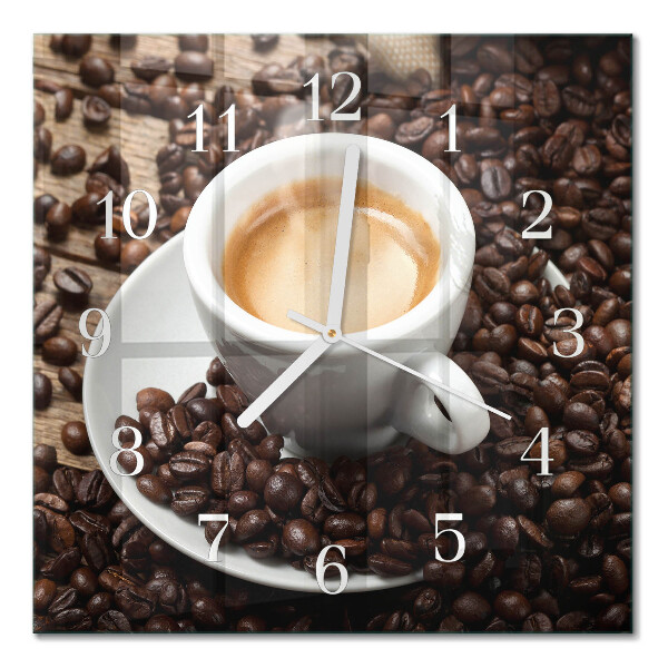 Glas ur En kop kaffe