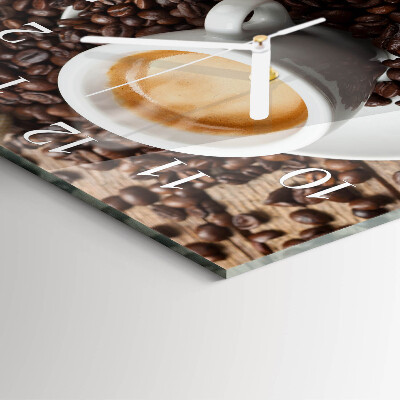 Glas ur En kop kaffe