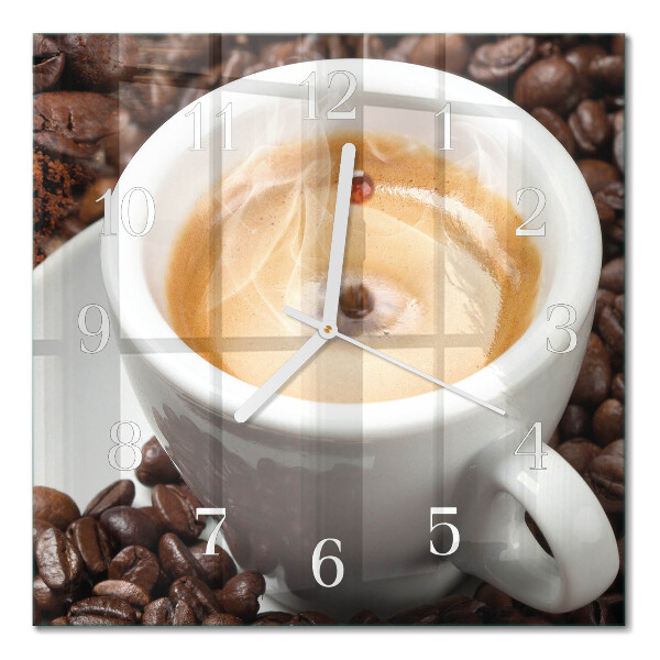 Glas ur En kop kaffe