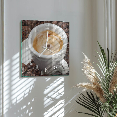Glas ur En kop kaffe