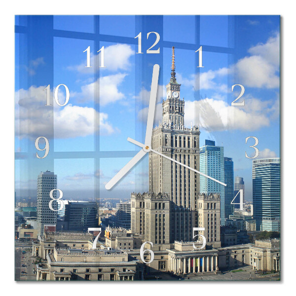 Firkantet vægur Warszawa