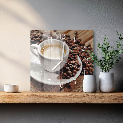 Glas ur En kop kaffe