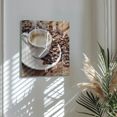 Glas ur En kop kaffe