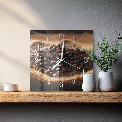 Glas ur Kaffebønner