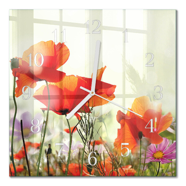 Glas ur Valmuer