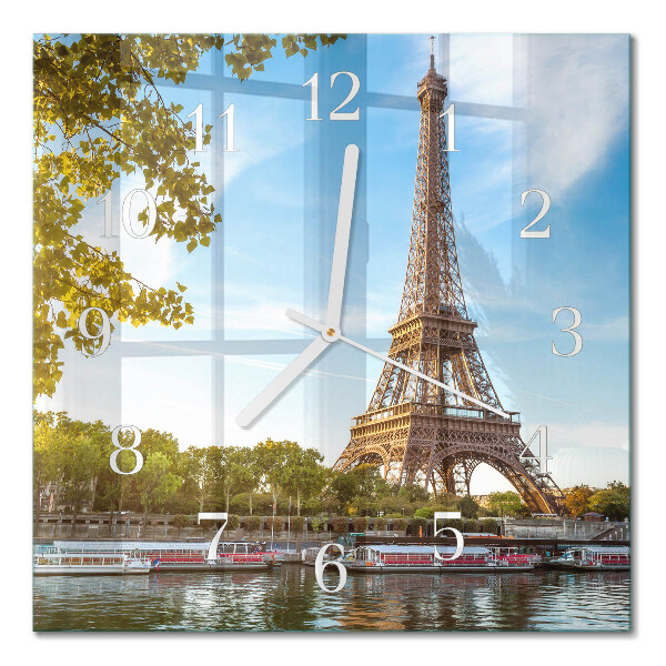 Glas ur Eiffeltårnet i Paris