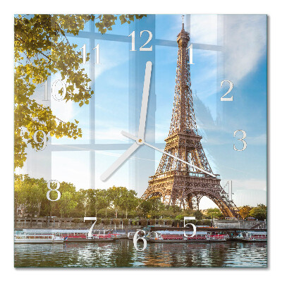 Glas ur Eiffeltårnet i Paris