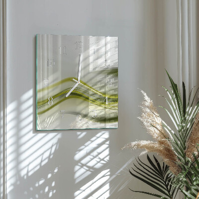 Glas ur Abstrakte linjer