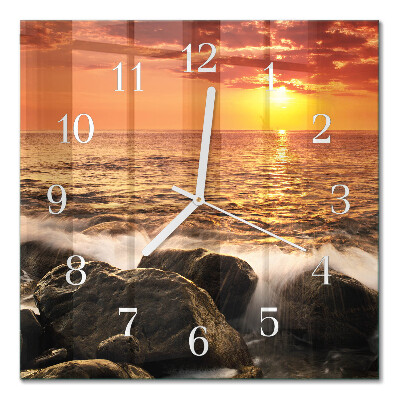 Glas ur Solnedgang