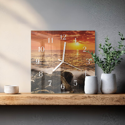 Glas ur Solnedgang
