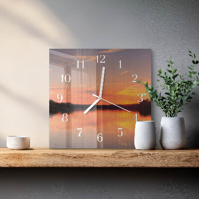 Glas ur Solnedgang