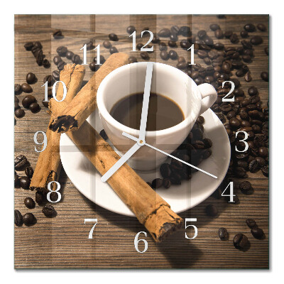 Glas ur Kanelkaffe