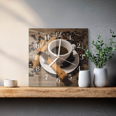 Glas ur Kanelkaffe