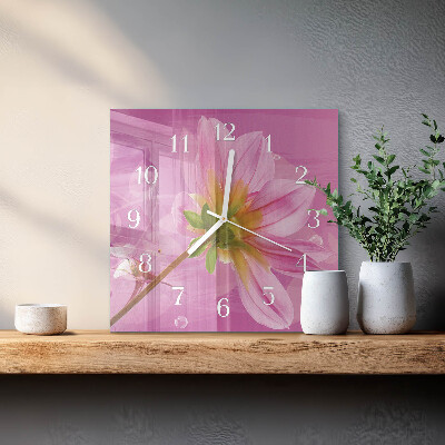 Glas ur Blomst