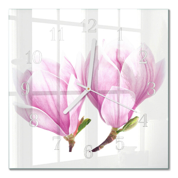 Firkantet vægur Magnolia