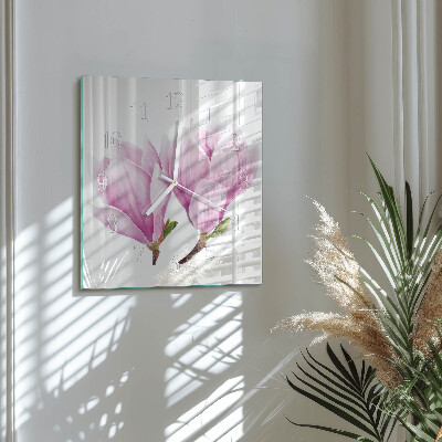 Firkantet vægur Magnolia
