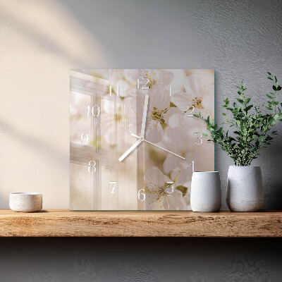 Glas ur Blomster