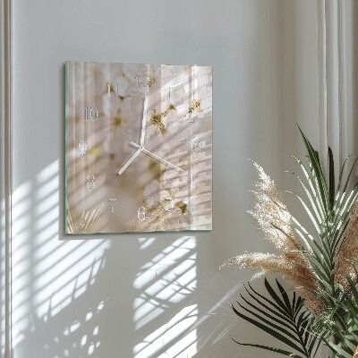 Glas ur Blomster
