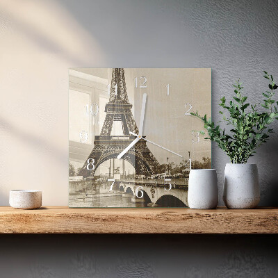 Firkantet vægur Paris